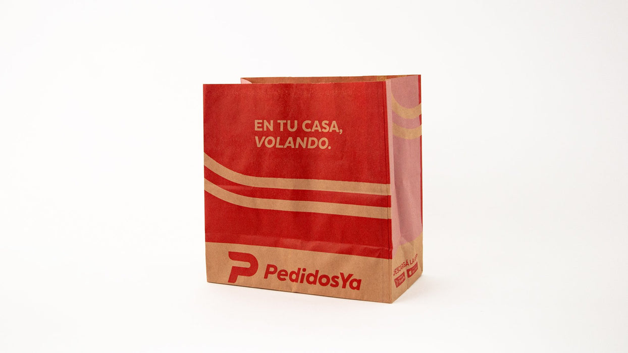 PedidosYa bolsa sin asa - Caja 200 un.